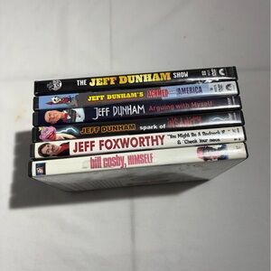 Set a six comedy DVDs, including Dunham Cosby and Foxworthy